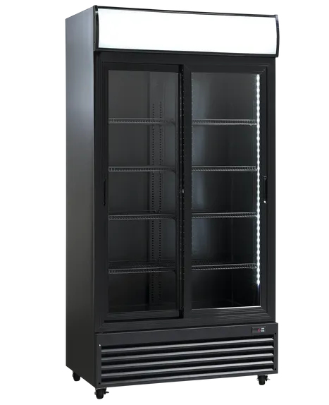 ScanDomestic SD 802 BSLE Displaykabinet til køleskab 658 L Fritstående D ScanDomestic SD 802 BSLE Displaykabinet til køleskab 658 L Fritstående D